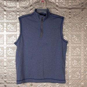NWT ROUNDTREE & YORKE Quarter Zip Vest Pullover